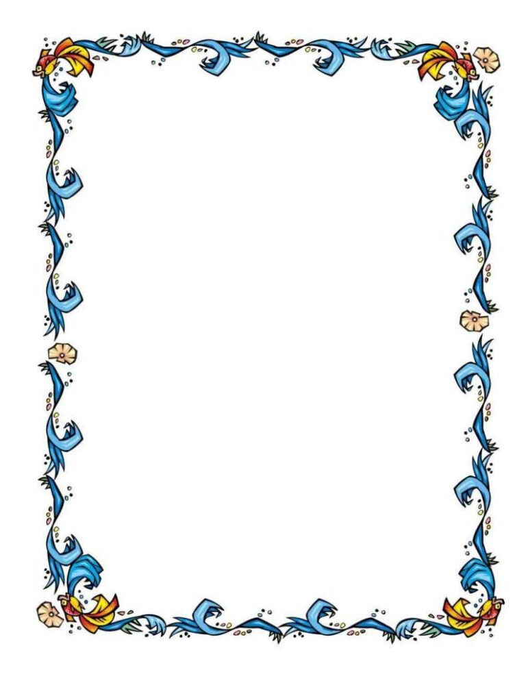 pic Free Birthday Border Templates For Microsoft Word clipart library