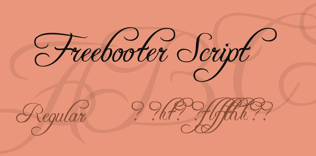 photo Freebooter Script Free Download freebooter script fonts shmonts