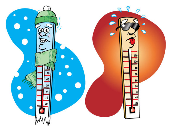 photo Freezing Thermometer Clip Art freezing temperature on blue