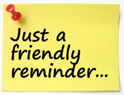 photo Friendly Reminder Clipart clipart library