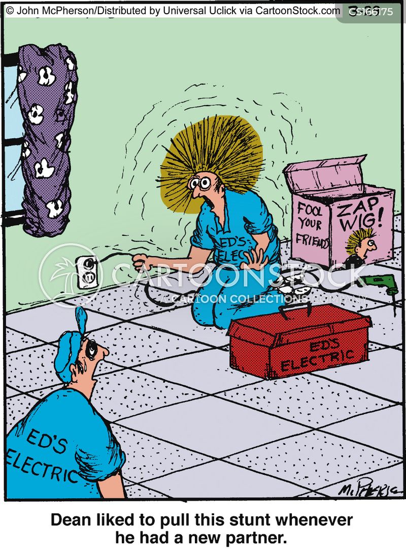 pic Funny Electrician Cartoon greeting cards