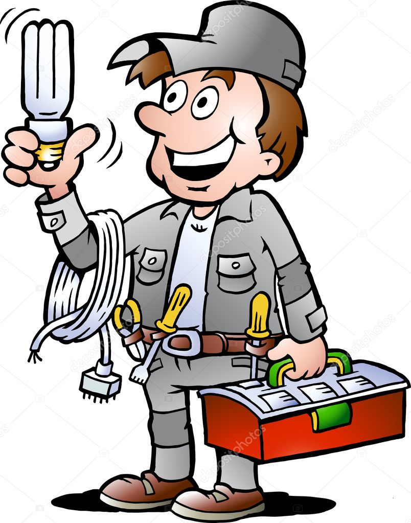 photo Funny Electrician Cartoon https www dreamstime com stock images electrician image31704