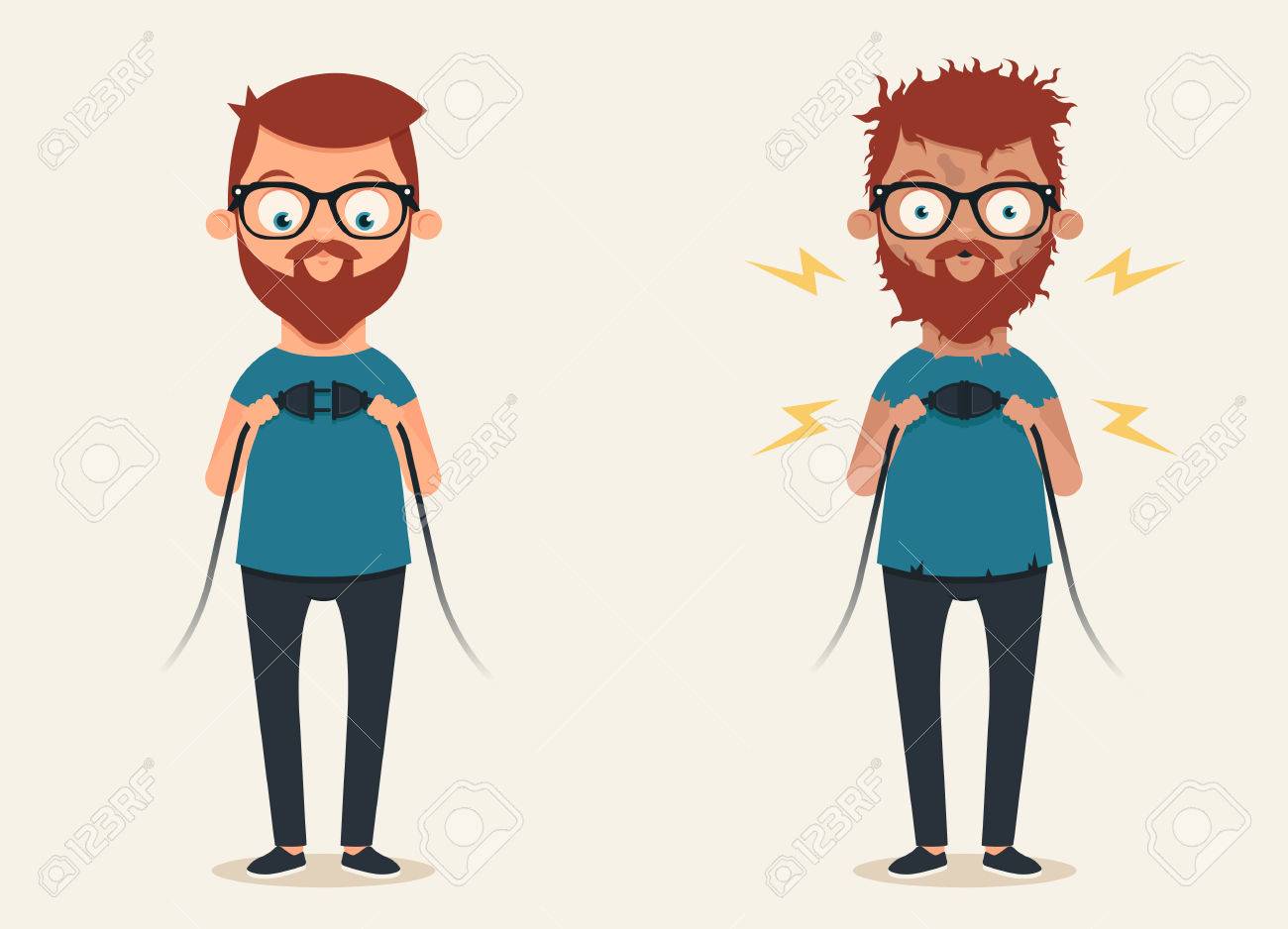 photo Funny Electrician Cartoon https www cartoonstock com directory e electrician asp