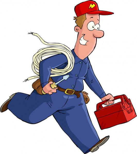 pix Funny Electrician Cartoon funny cartoon electrician
