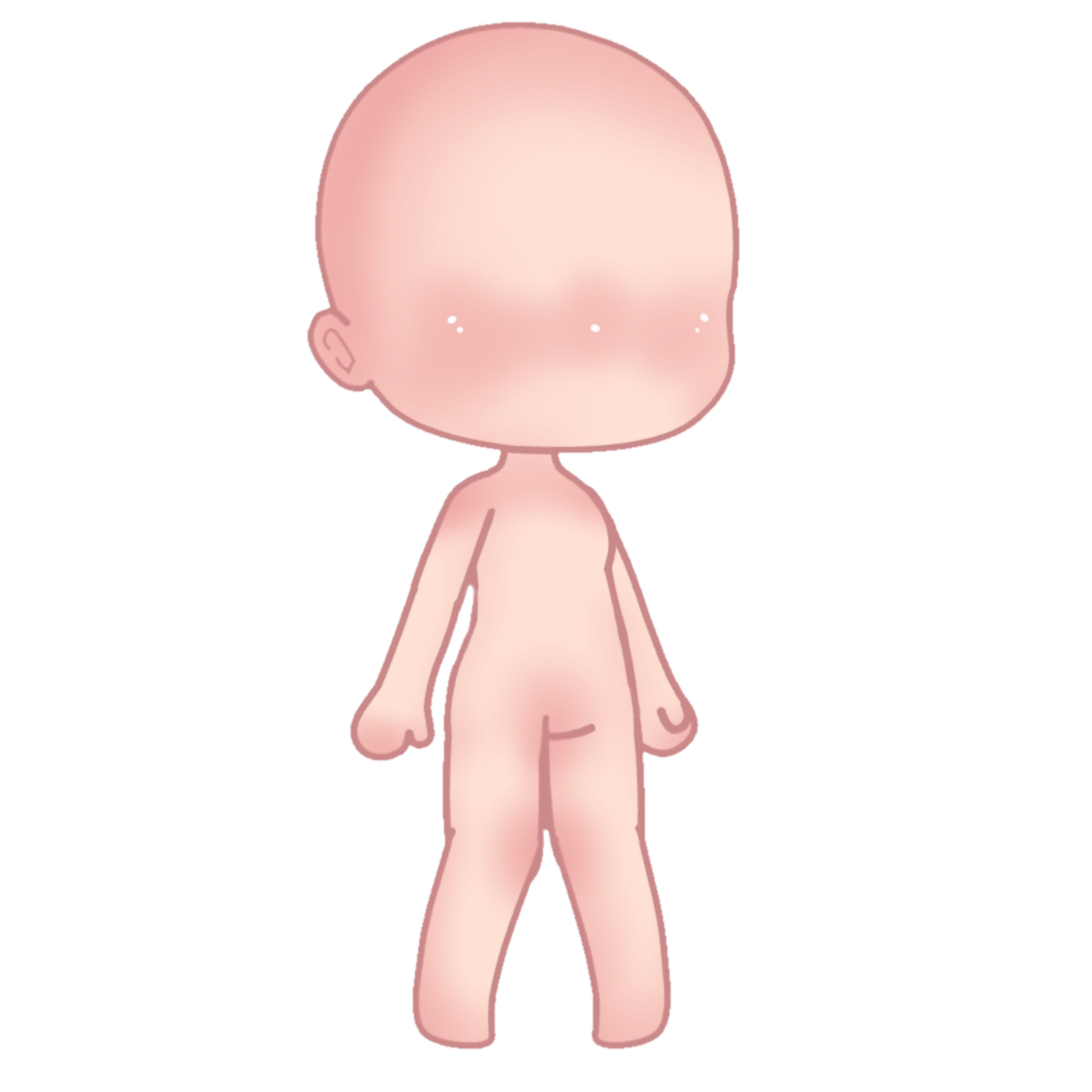 photo Gacha Life Body Edit aesthetic front facing body edit