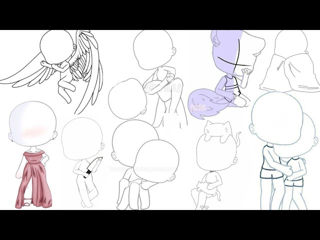 images Gacha Life Body Edit gacha life body poses sketchbook youtube