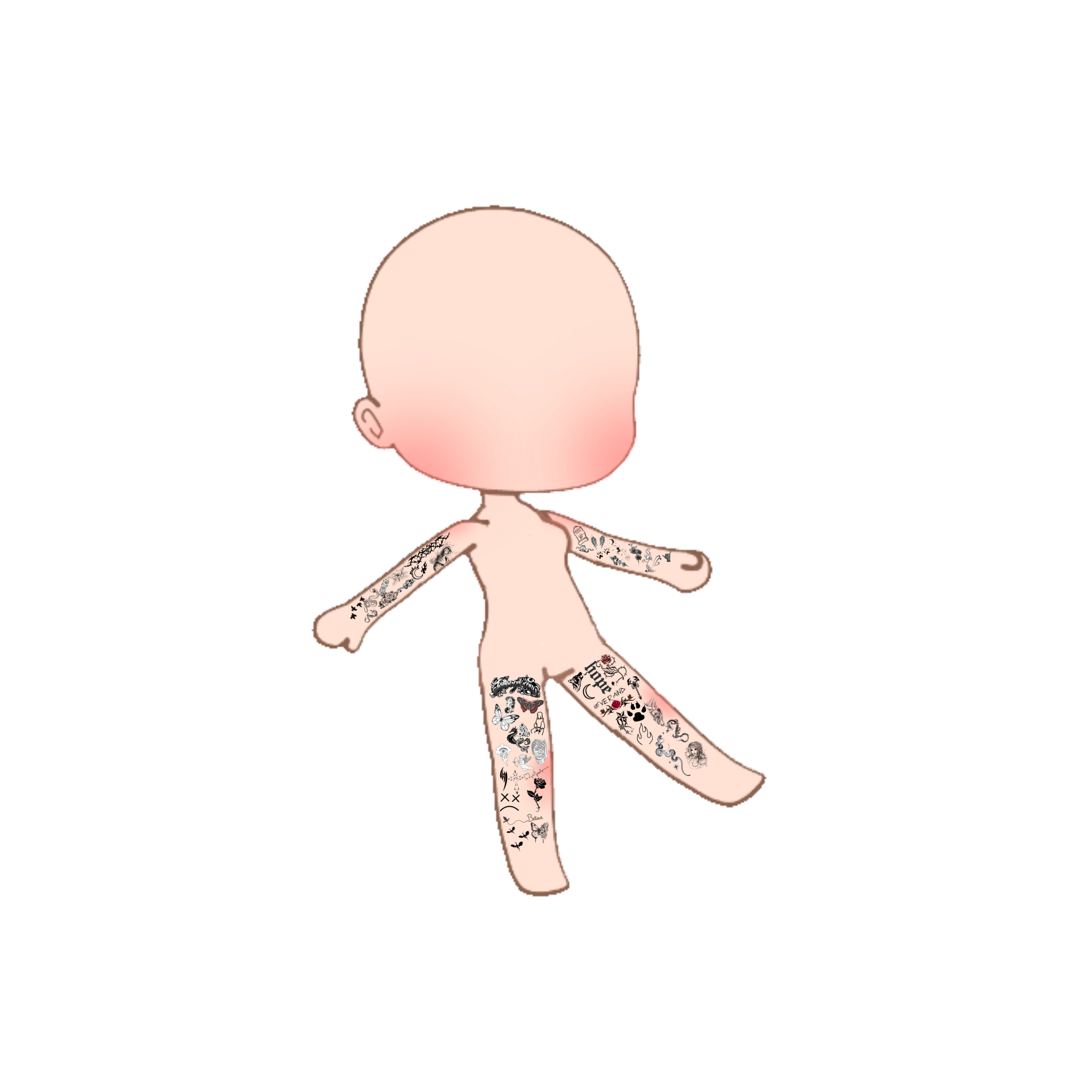 wallpapers Gacha Life Body Edit gachalife similar hashtags picsart