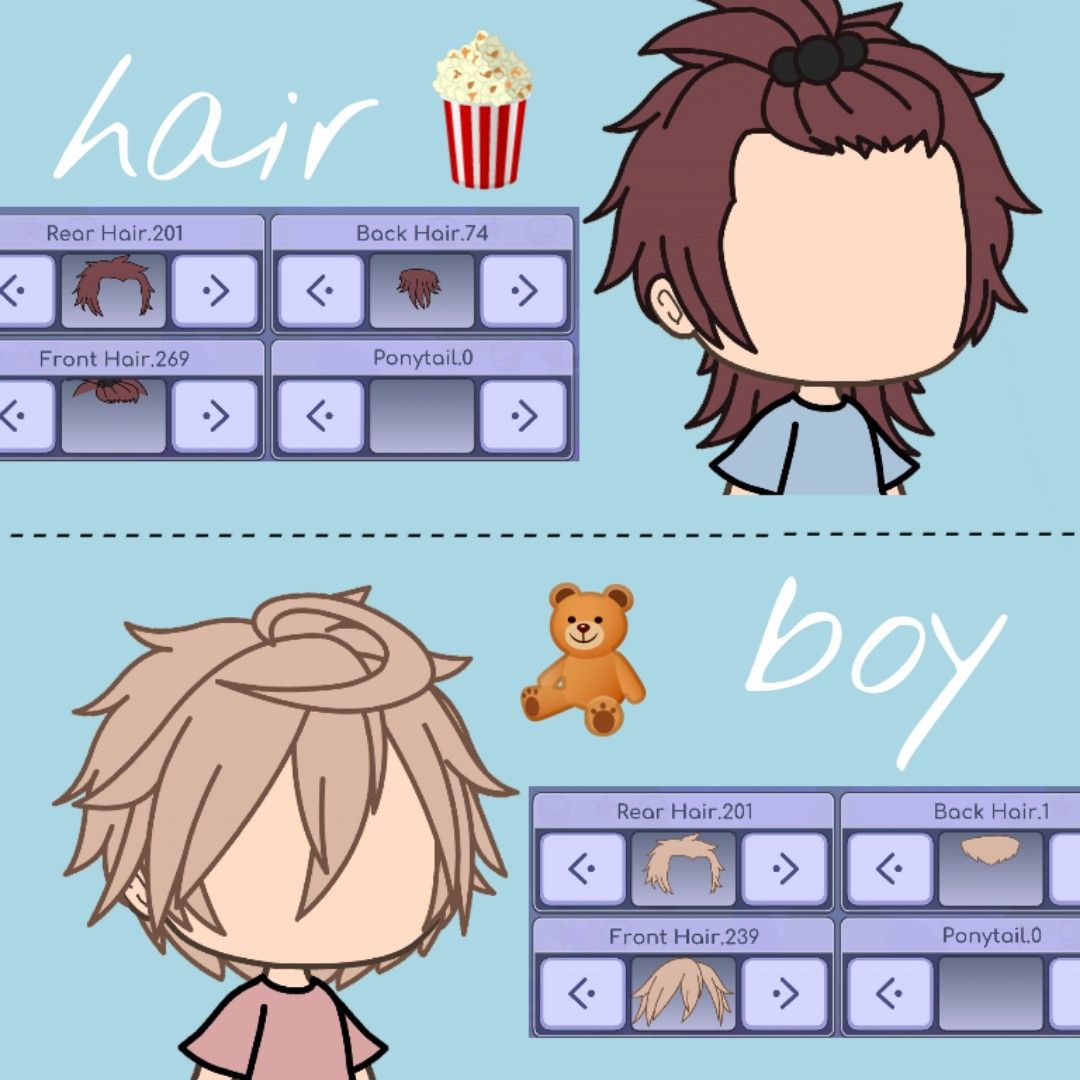 pix Gacha Life Hairstyles Boy short boy hair gacha gacha life