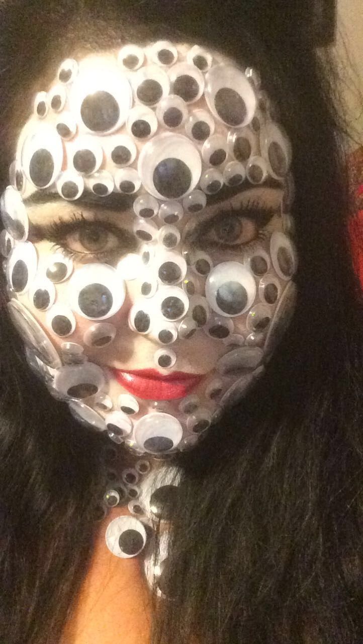 pics Googly Eyes Face Gif crazy eyes halloween costume contest