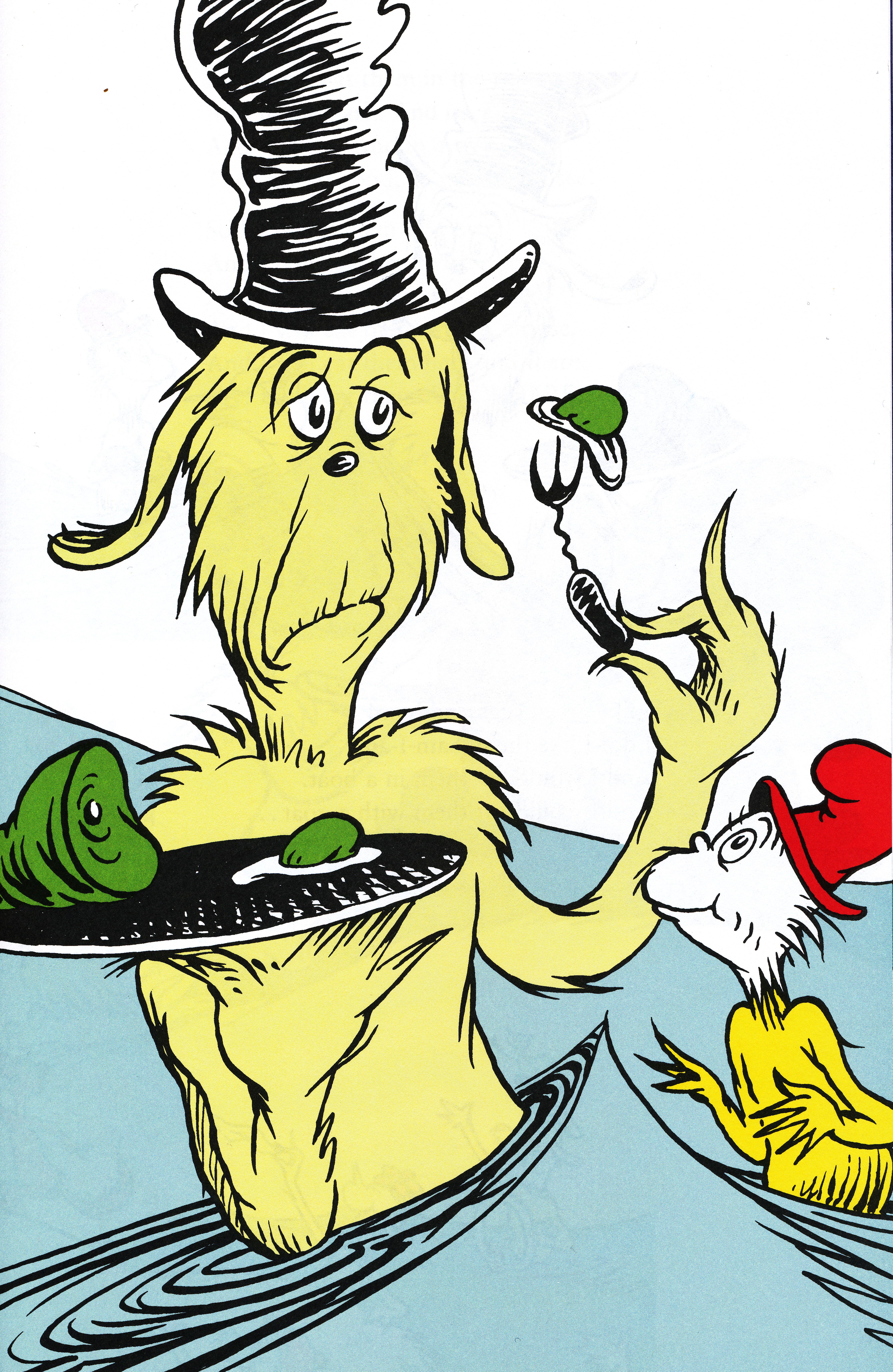 pix Green Eggs And Ham Clipart green eggs and ham 50th anniversary print the art of dr seuss collection published by chaseart companies