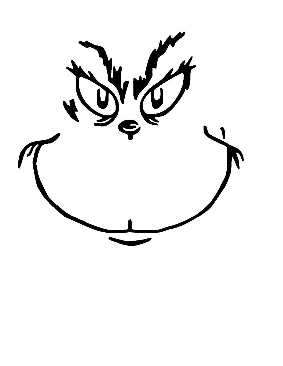 pix Grinch Smile Svg grinch face svg christmas free svg
