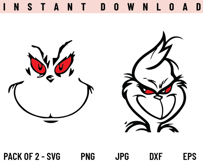 pics Grinch Smile Svg grinch face svg christmas free svg