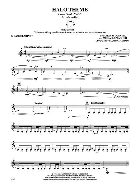 pic Halo 3 Theme Trumpet Sheet Music music sheet