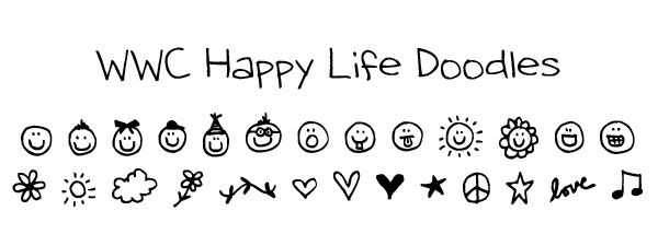 pix Handwritten Smiley Faces set of hand written short phrases and smiley faces in grunge