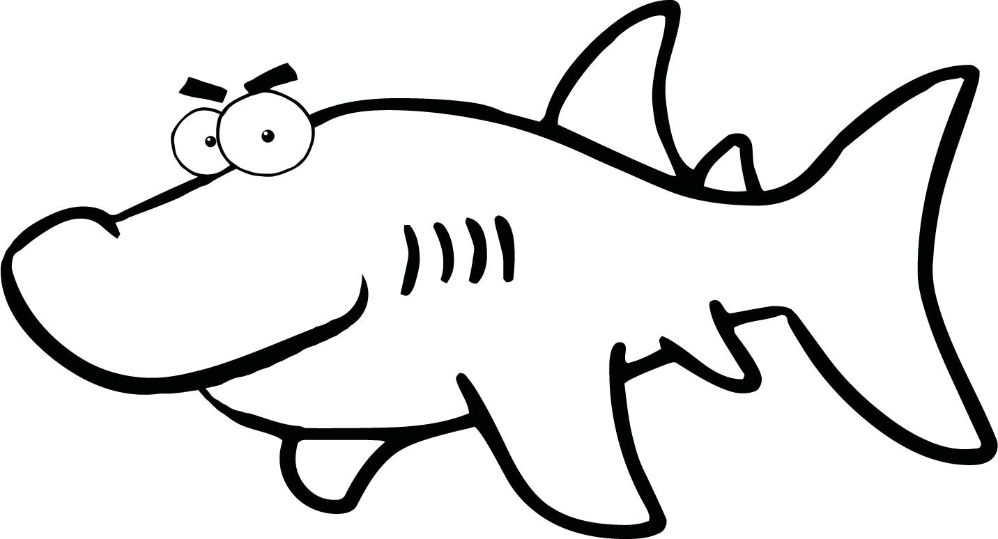 wallpapers Happy Shark Clipart Black And White happy shark shark illustration