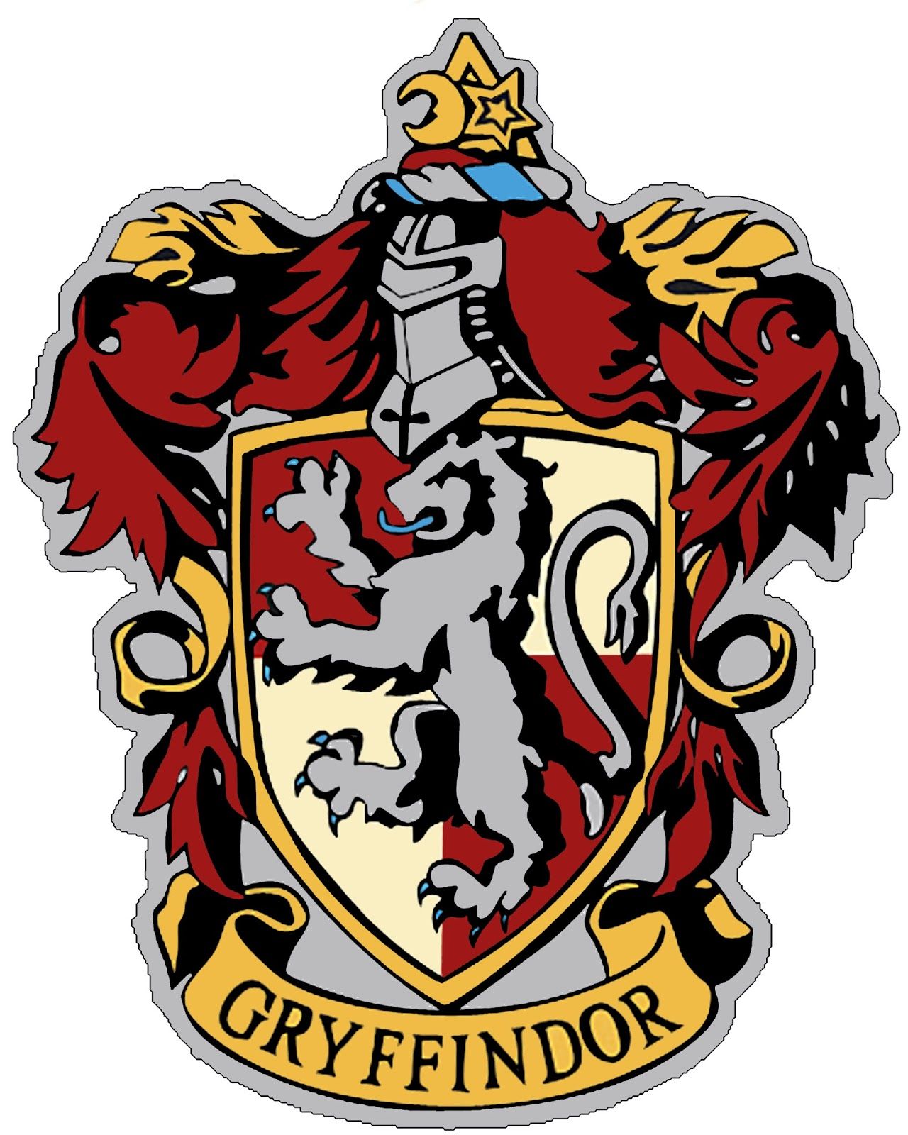 pic Harry Potter Gryffindor Crest Printable hogwarts house banner diy harry potter