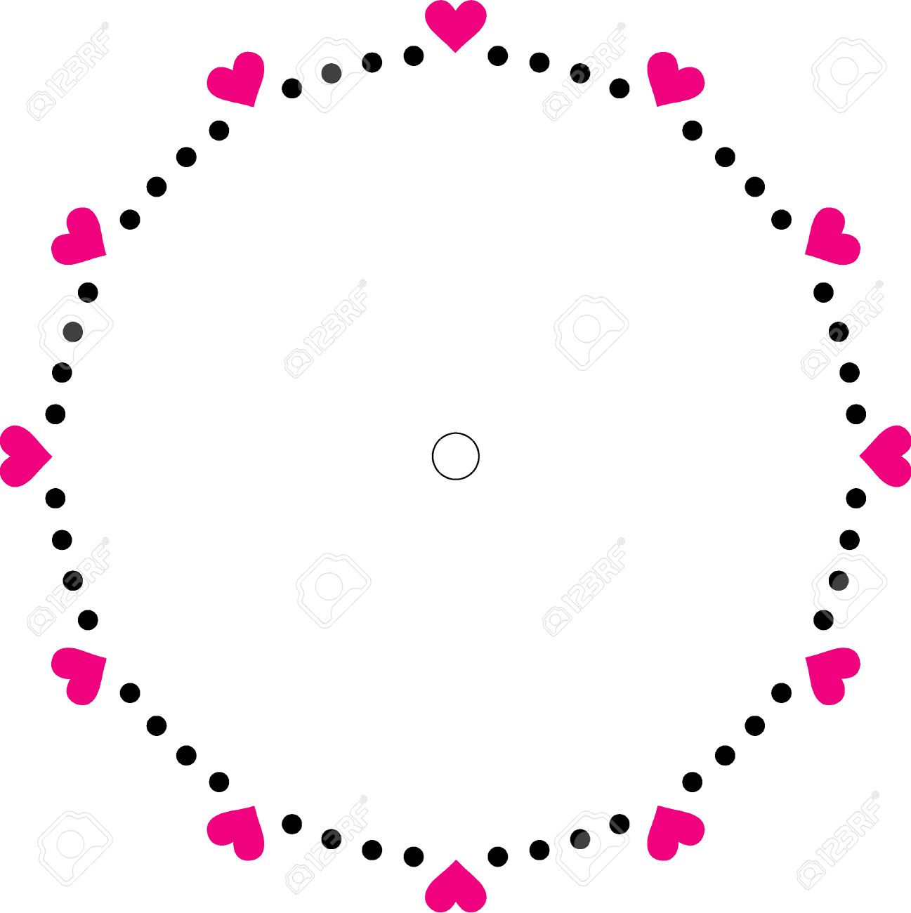 pix Heart Clock Face comfort home heart clock