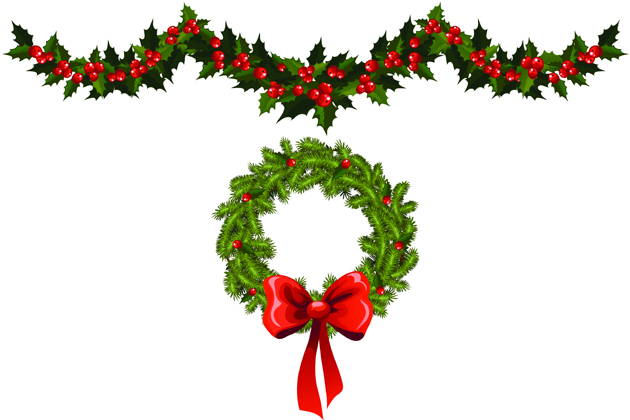 images Holiday Swag Clipart clipart library
