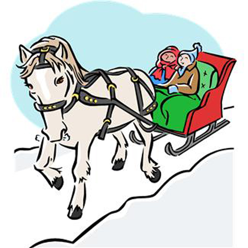 picture Horse Sleigh Clipart horse sleigh stock illustrations 330