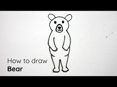 pix How To Draw A Bear Standing Up how to draw bears step by step