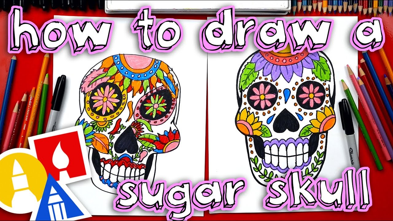 pic How To Draw A Sugar Skull Step By Step how to draw sugar skulls
