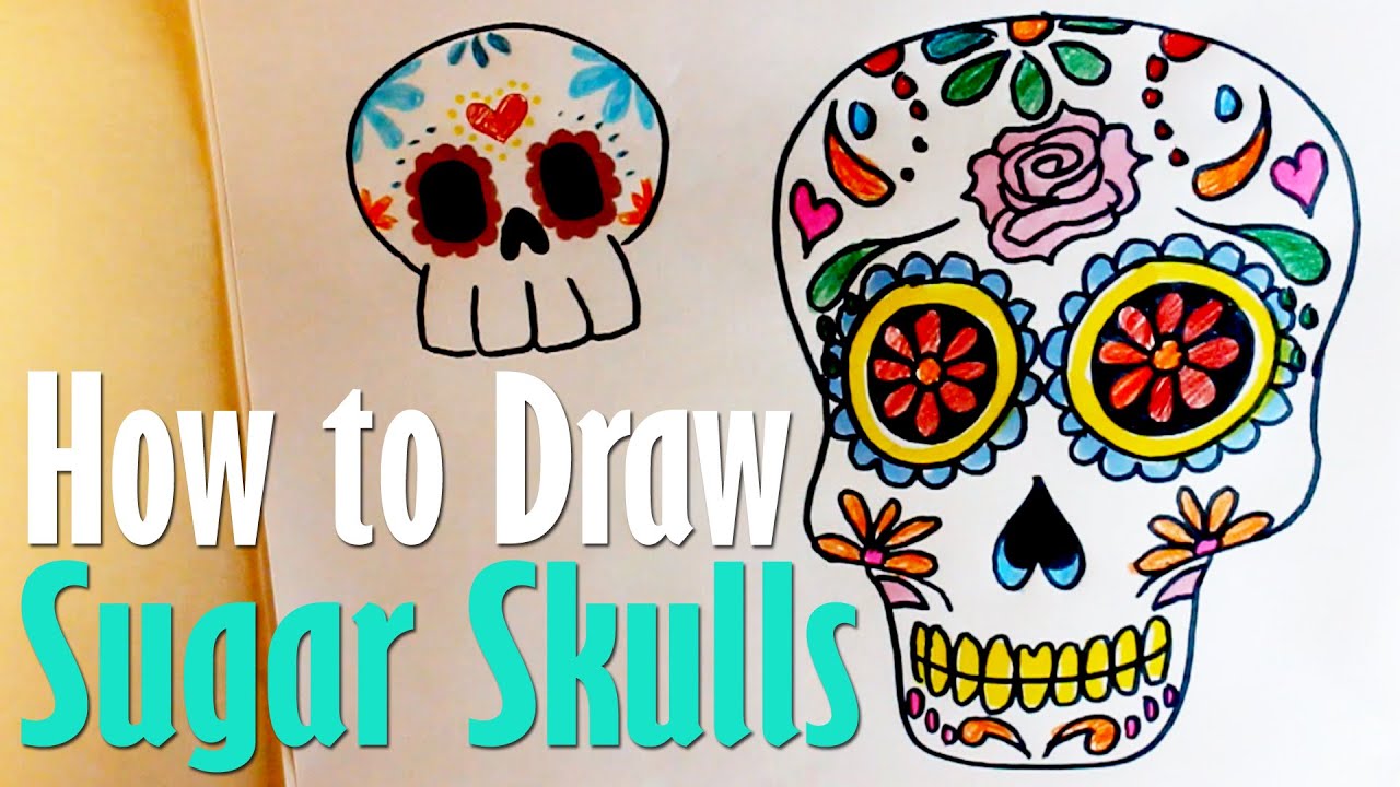 pic How To Draw A Sugar Skull Step By Step how to draw a sugar skull