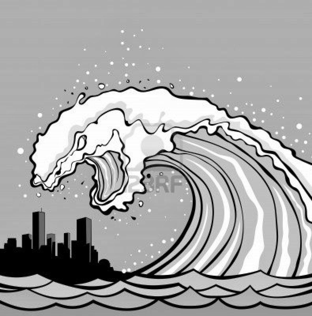 pix How To Draw A Tsunami Easy how to draw a wave for kids drawingnow
