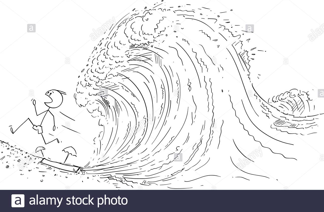 pic How To Draw A Tsunami Easy how to draw tsunami school project tsunami the killer sea waves