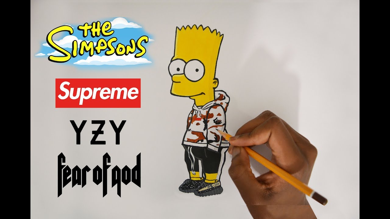 photo How To Draw Bart Simpson Supreme how to draw bart simpson full body