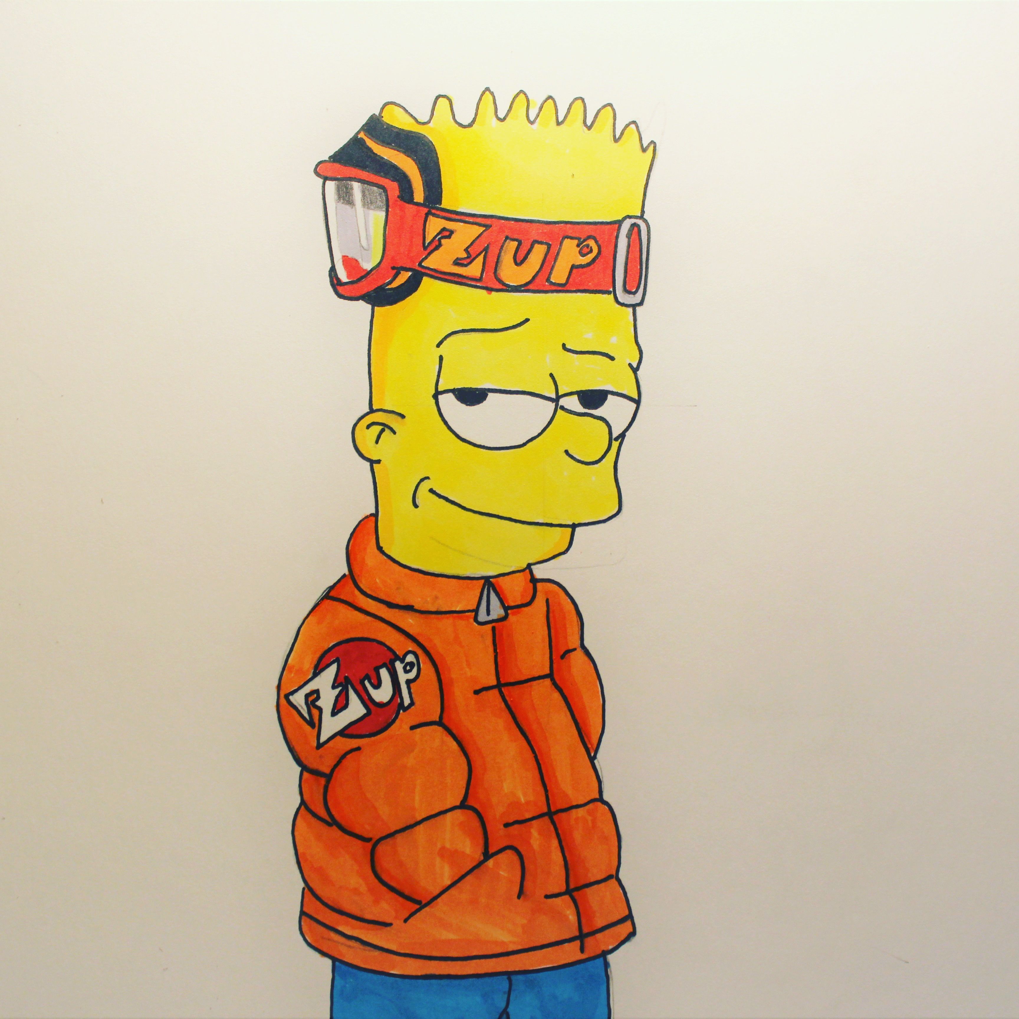 pic How To Draw Bart Simpson Supreme how to draw milhouse van houten hypebeast bart simpson