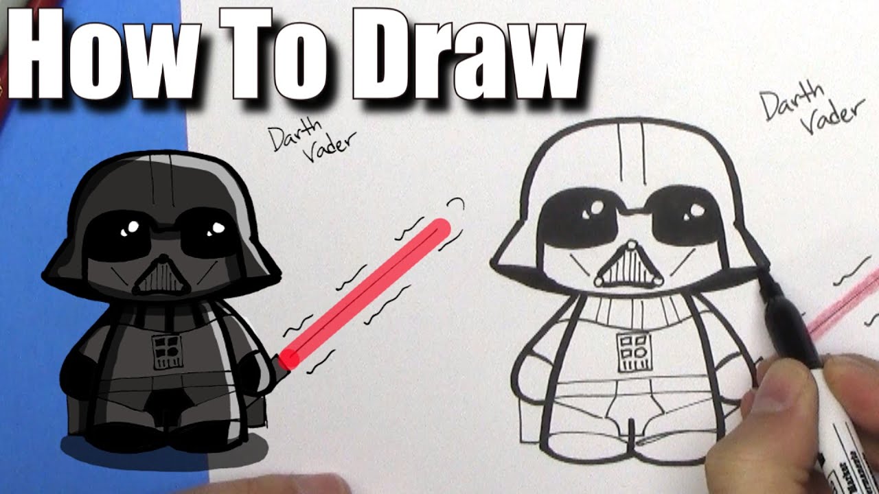 images How To Draw Cartoon Darth Vader how to draw a cartoon darth vader