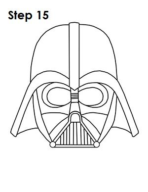 photo How To Draw Cartoon Darth Vader how to draw cute darth vader easy chibi step by step