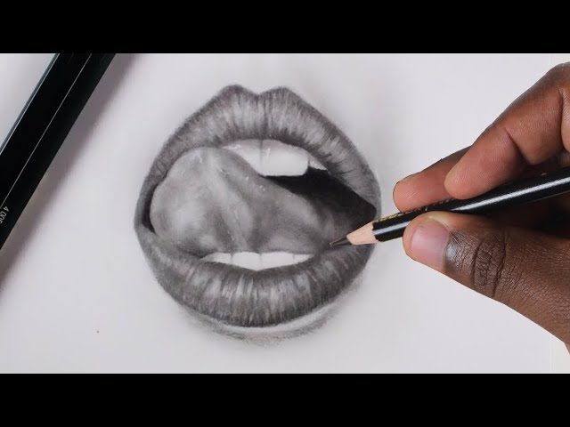 pics How To Draw Lips With Tongue Sticking Out mouth with tongue out drawing google