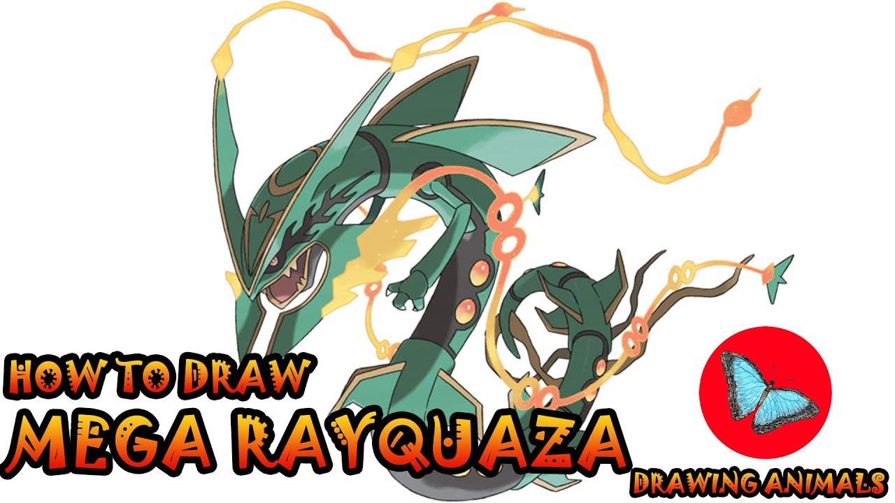 pic How To Draw Mega Rayquaza Easy how to draw mega rayquaza pokemon