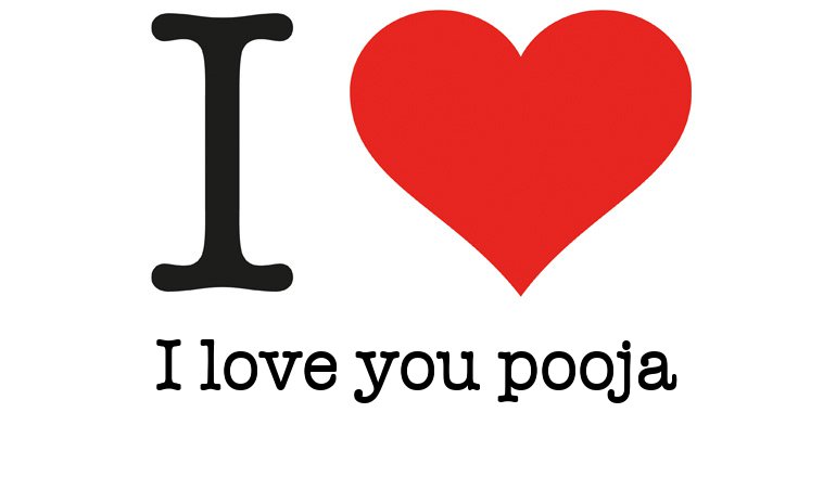 photo I Love U Pooja Image shaarr com