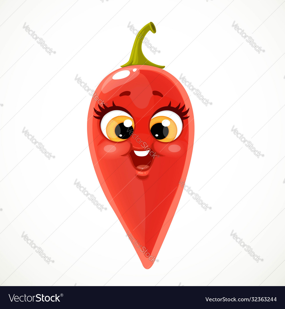 picture Jalapeno Emoji cute little emoji green bitter jalapeno peppers vector image
