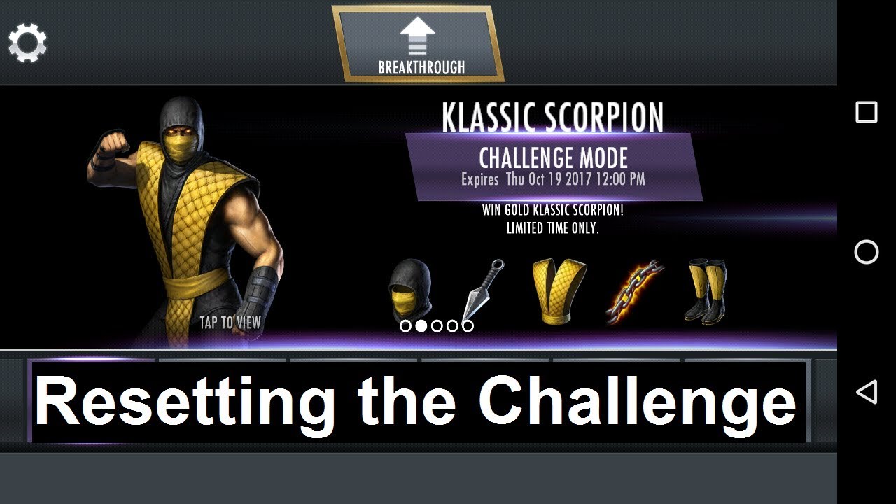 images Klassic Scorpion Injustice Ios injustice gods among us android and ios klassic scorpion ebay