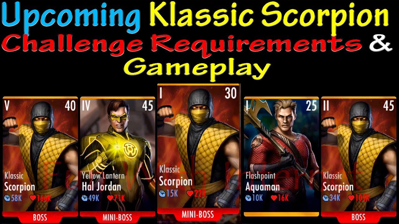 pix Klassic Scorpion Injustice Ios klassic scorpion injustice gau 2 17 sneak preview