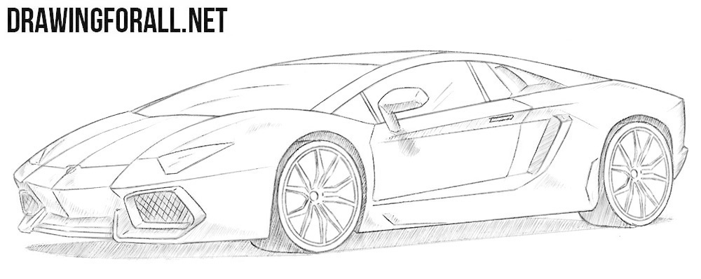 photo Lamborghini Line Drawing how to draw cars