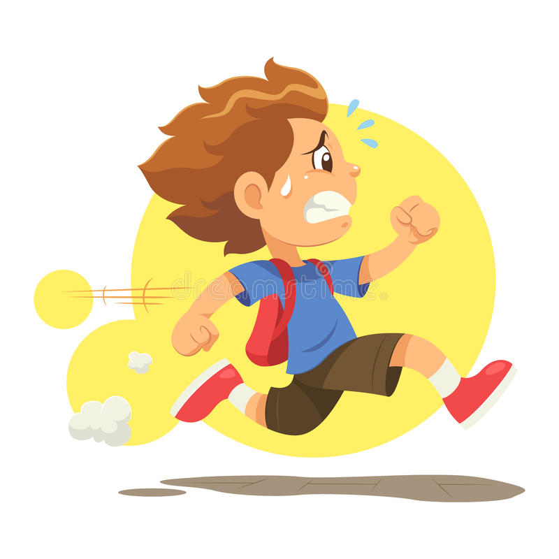 wallpapers Late To Class Clipart running late to school stock vector