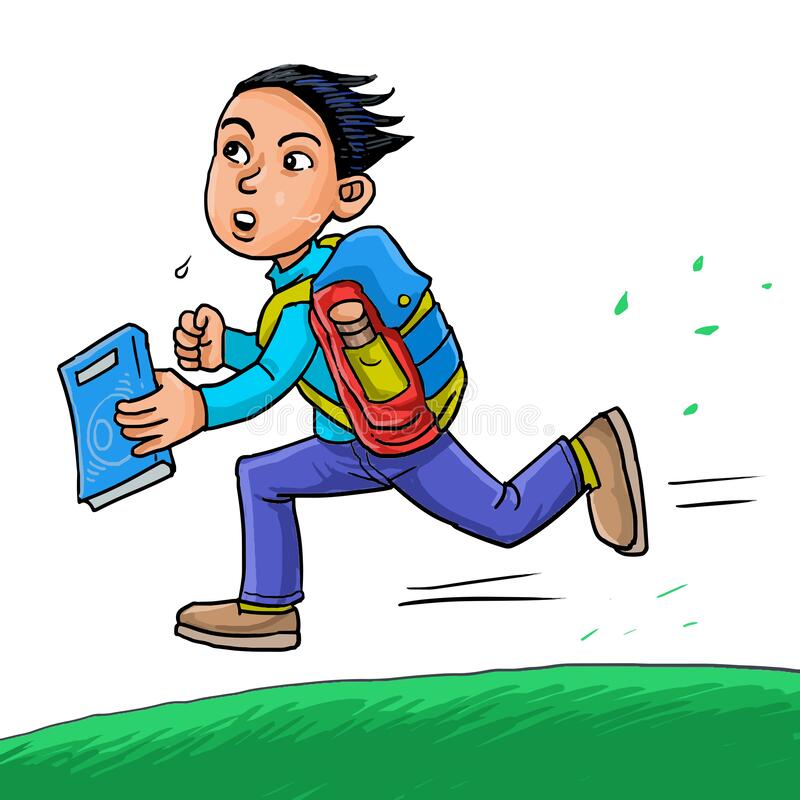 images Late To Class Clipart https www shutterstock com image vector boy running late school 1820340614