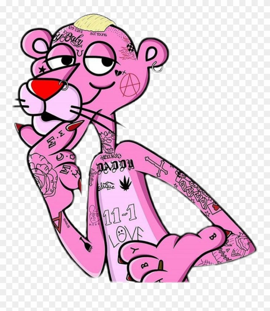 picture Lil Peep Clipart lil peep pink panther clipart