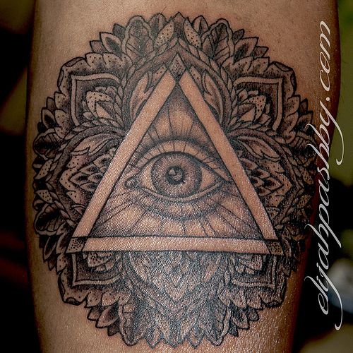 pic Mandala Illuminati Tattoo all seeing eye tattoo
