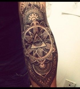 pics Mandala Illuminati Tattoo illuminati mandala dotwork by cassie