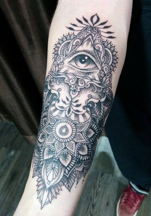 images Mandala Illuminati Tattoo all seeing eye tattoo mandala tattoo