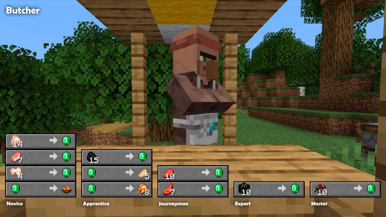 pix Minecraft Villager Gif all minecraft villager trades in 1 14