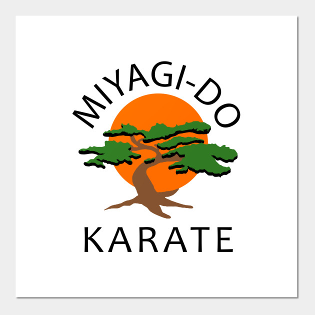images Miyagi Karate Logo 4x3 vinyl stickers laptop decal water
