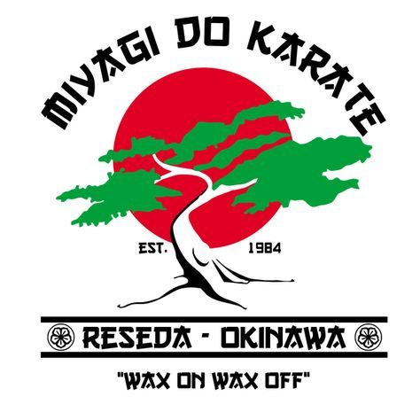 pix Miyagi Karate Logo karate kid mr miyagi do red variant