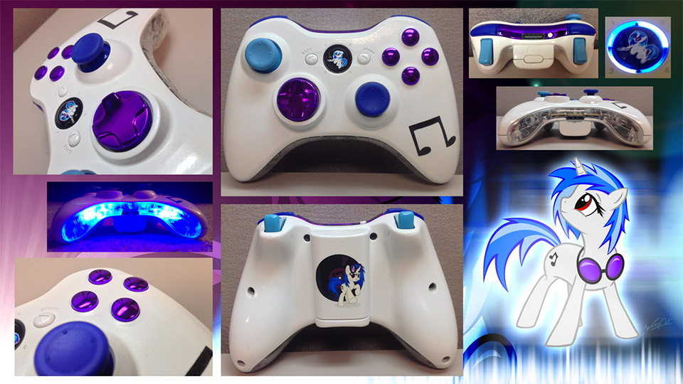 images Mlp Xbox 360 Controller my little pony xbox 360 controllers