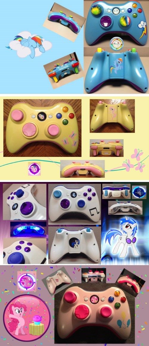 pix Mlp Xbox 360 Controller pinterest
